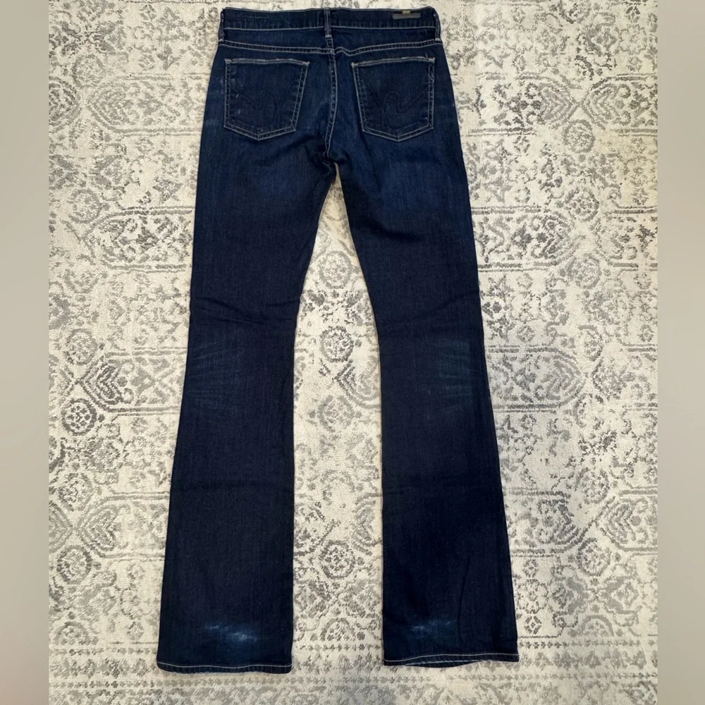 Citizens Of Humanity Dark Blue Kelly Low Rise Jeans - Picture 15 of 15